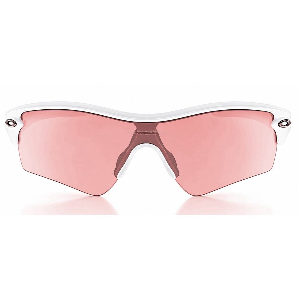 Oakley Radarlock Path Sunglasses White Frame Pink Lens PRIZM Sport Shield W/Case